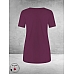 Plus Basics Travel Shirt Rond Hals Burgundy